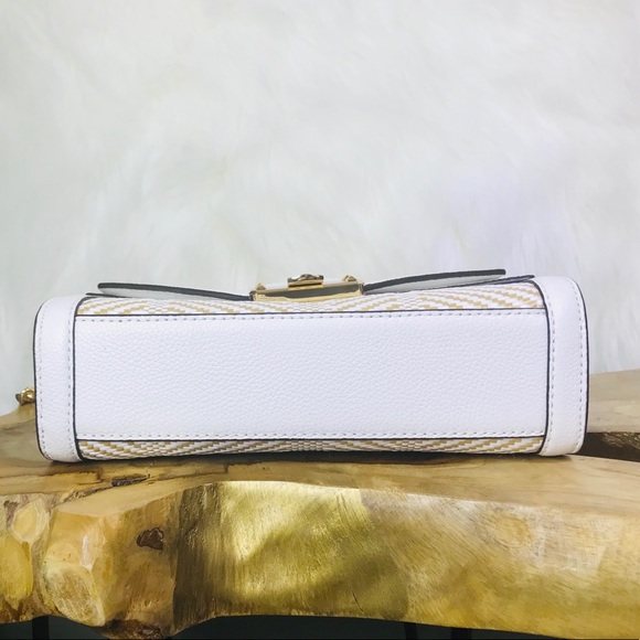 Michael Kors Kinsley Weaved Shoulder Flap Bag - Picture 5 of 8